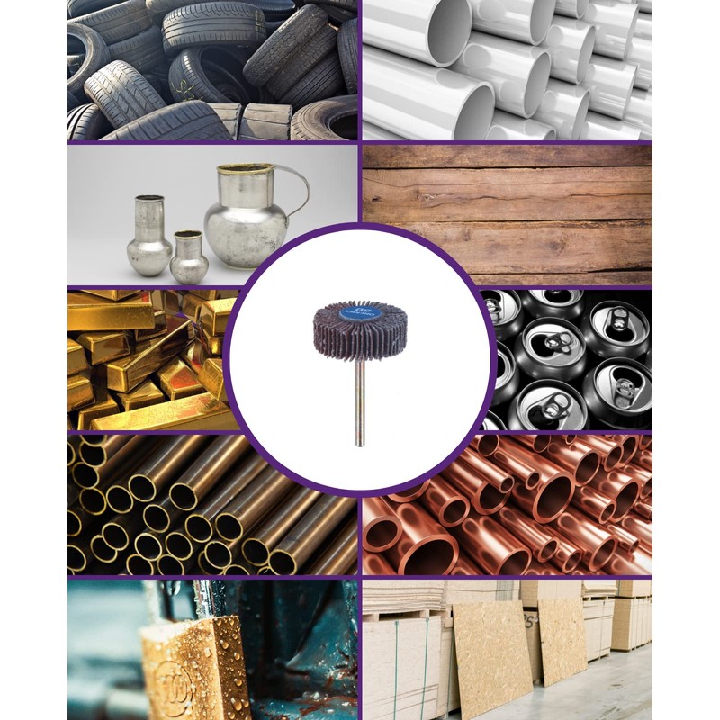 Dremel 2615050432 4.8 mm 80 Grit Flap Wheel - Red