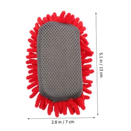 Operitacx Japanese Style School Chalkboard Eraser Snowy Sponge Block Dusting Whiteboard Eraser Red 3/Pack