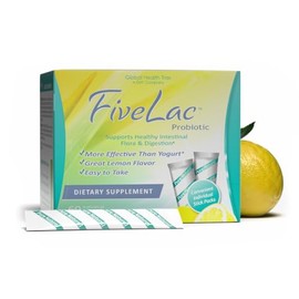 FiveLac Lemon Probiotic Powder - Smooth Digestive Support