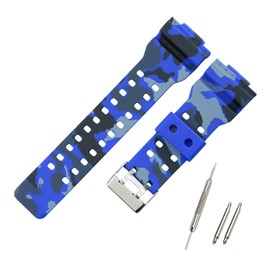 KHZBS Men's rubber resin Watch Strap accessories Replacement fit for Casio G-Shock GA100 GA110 GA140 GA150 GD120 GW8900 GLS100 GAX100 Watch bands Outdoor sports wristband bracelet