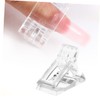 Healeved Plastic Nails Fixed Clip Women Gel Builder Tools Quick
