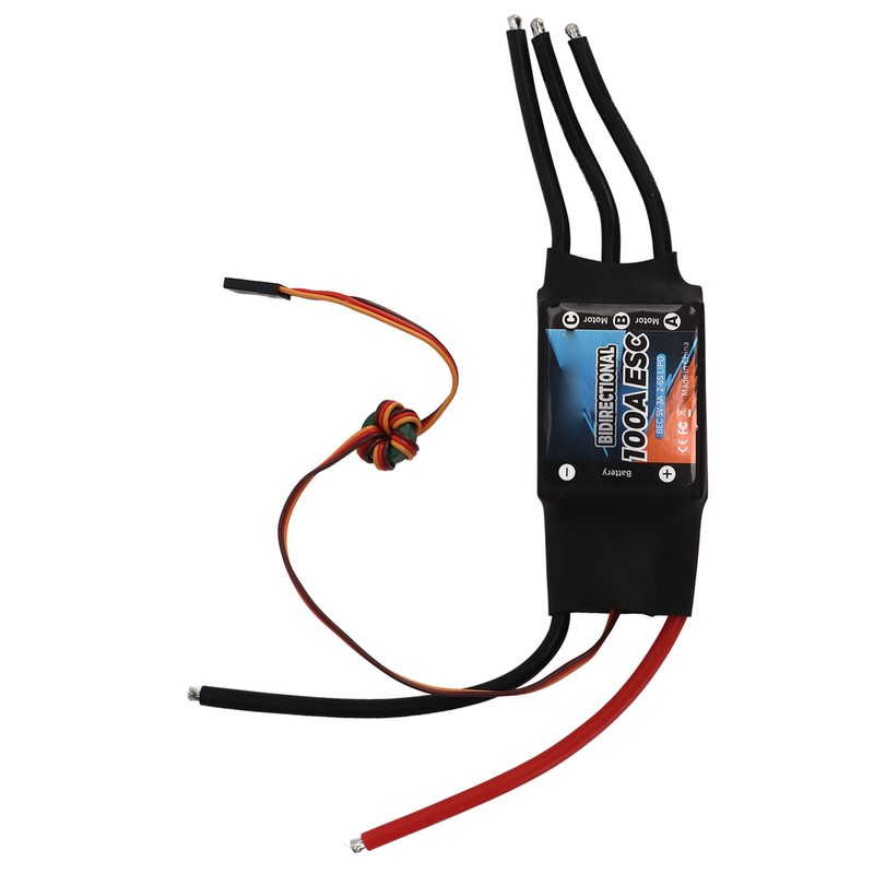GTSKYTENRC Brushless ESC Bidirectional 100A 2‑6S BEC 3A 5V Electric