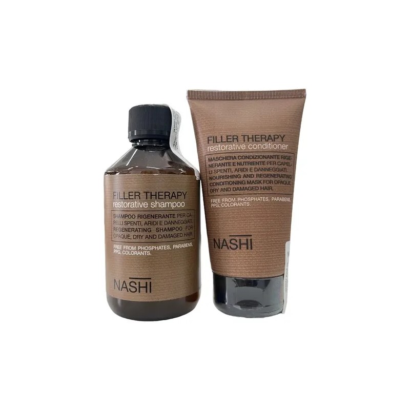 Nashi Acondicionador Y Shampoo Filler Therapy Promocion