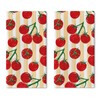 Croar Tomato Kitchen Dish Towels Set of 2, Vegetable Fruit