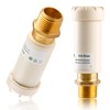 AquaNeurk 2Pcs Resin Straight Water Hammer Arrestor, 1/2 Inch MIP