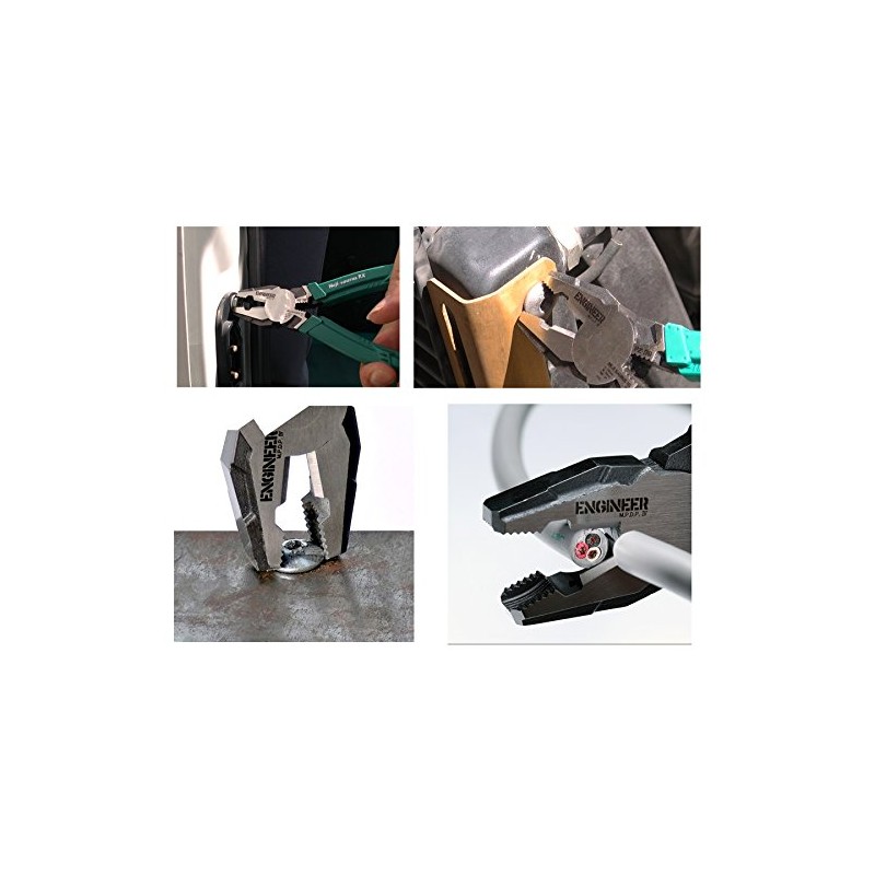 ENGINEER 8" Heavy Duty Screw Removal Pliers Multipurpose Gripping Plier.