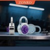 ZonRo Locks Combination Padlock, Fixed Dial Combination Padlock 24 Pack,3