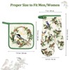 Arquiel Winter Bird Oven Mitts and Pot Holders Sets, 100%