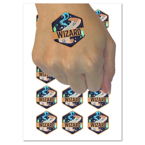 RPG Class Wizard Mage Games Fantasy Gaming Temporary Tattoo Water