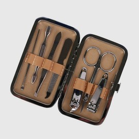 Portable 7-Piece Nail Clipper Set, Cuticle Nippers, Nail Care, Nail Clippers, Toenail Clippers, Nail Grooming Tools / 휴대용 손톱깍이 7종세트 큐티클 니퍼 네일케어 손톱깎이 발톱깎이 손톱 정리도구