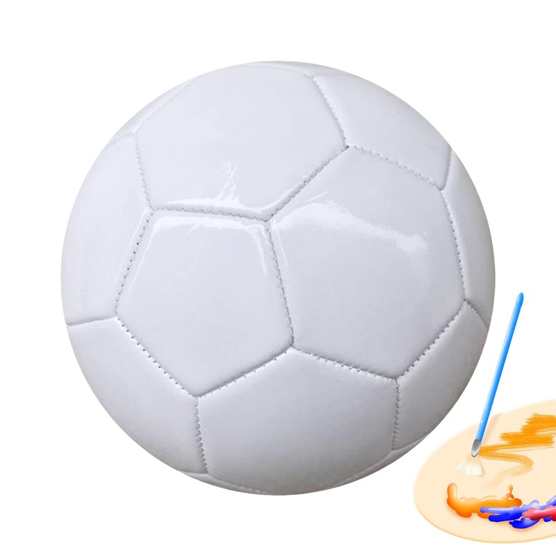 White Soccer Ball | White Football Ball for Signatures,Graduation Autograph