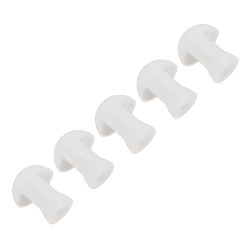 30pcs Hearing Amplifiers Eartips Soft Silicone White Accessories Replacement Earbud