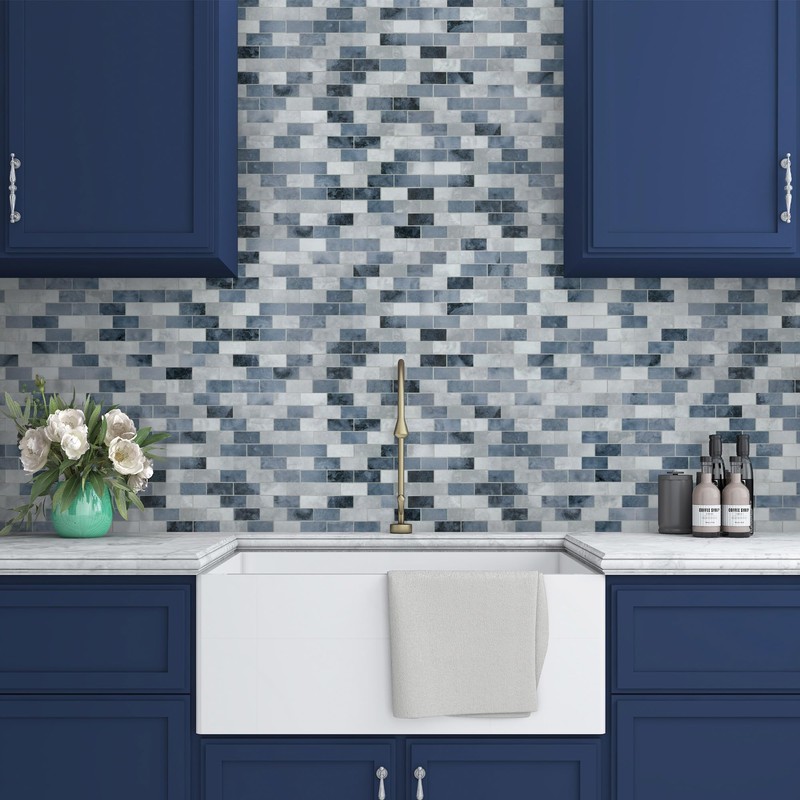 10-Sheet Subway Peel and Stick Backsplash Tile, 11.3" x 10.8"