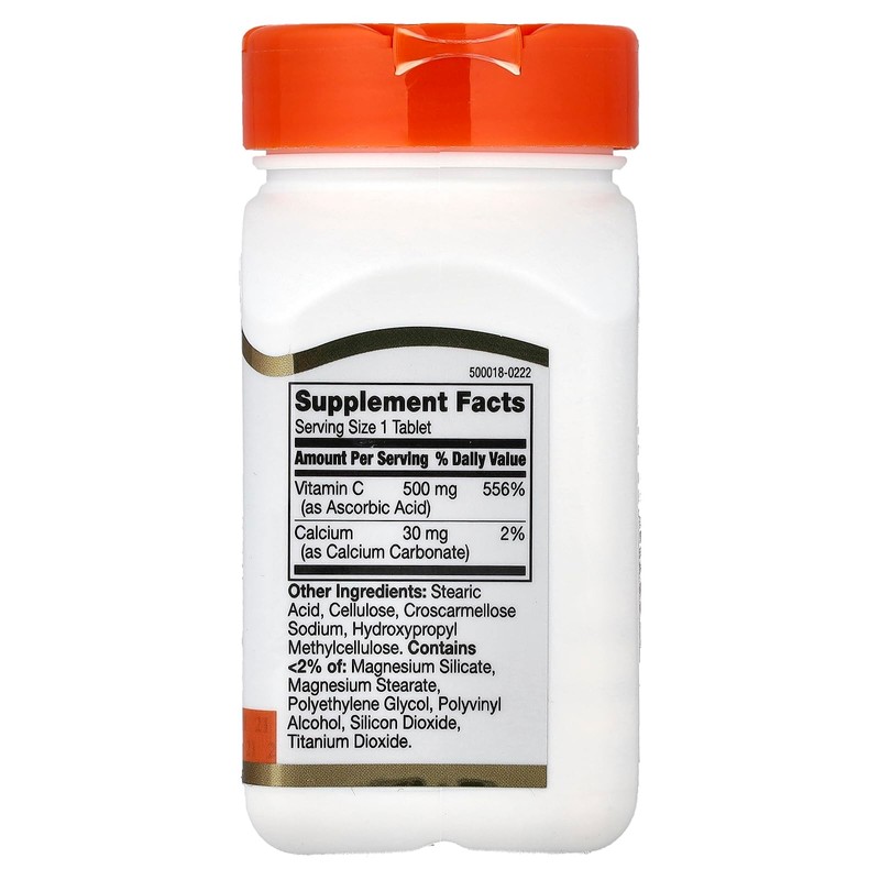 21st Century C 500 Mg Tablets, 110 Count