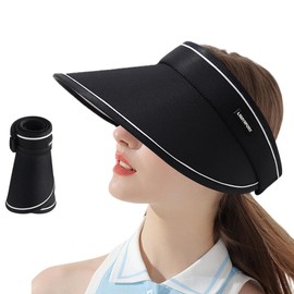 ANNTHOR Sombreros de Sol para Mujeres, Visera ala Ancha Mujer, Viceras para Sol Ajustable, Sombrero Playa Mujer para Verano Gorra Senderismo Golf Tenis Deportiva Sombrero