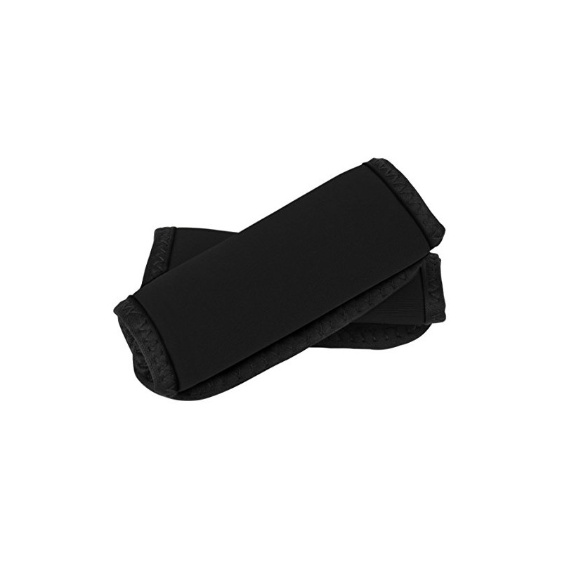 Travelon Travelon Set Of 2 Handle Wraps Luggage Tags, Black