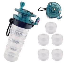 LoDinpo Emergency SurvivalFishingRod with Telescopic Fishing Rod and 21 Fishing Gear Compact Camping Essentials for Outdoor Travel Fits in Backpack Doubles as First Aid Kit for Car or Travel