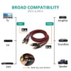 Primeda Auidophile 2RCA Male to 2RCA Male Stereo Audio Cable,Gold