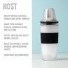 HOST Cocktail Shaker FREEZE Double-Walled Cup with Citrus Reamer, Stainless