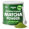 MATCHA DNA Polvo de té verde Matcha orgánico certificado (lata