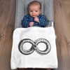Azeeda 'Ouroboros' Cotton Baby Blanket/Shawl (BY00039882)