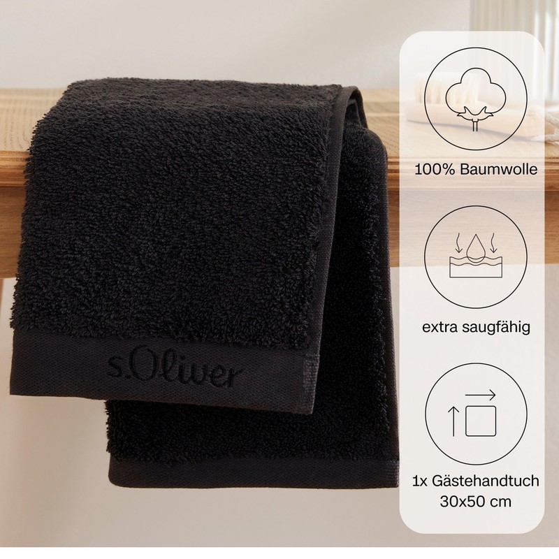 s.Oliver Guest Towel 30 x 50 cm 100% Cotton 600