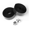 Sosoport 2pcs Black Road Bike Handlebar Tape Material Anti-Slip Design