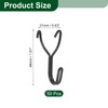 sourcing map 50Pcs Pegboard Hooks, Stainless Steel 1 Inch Spacing