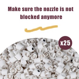 Spray Paint Caps-Spray Can-New York Fat Cap-Spray Paint Nozzles for Cans-Spray Paint Tips-white25 Pack