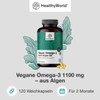 HealthyWorld Vegan Omega-3 1100 mg - Oil from Schizochytrium Algae
