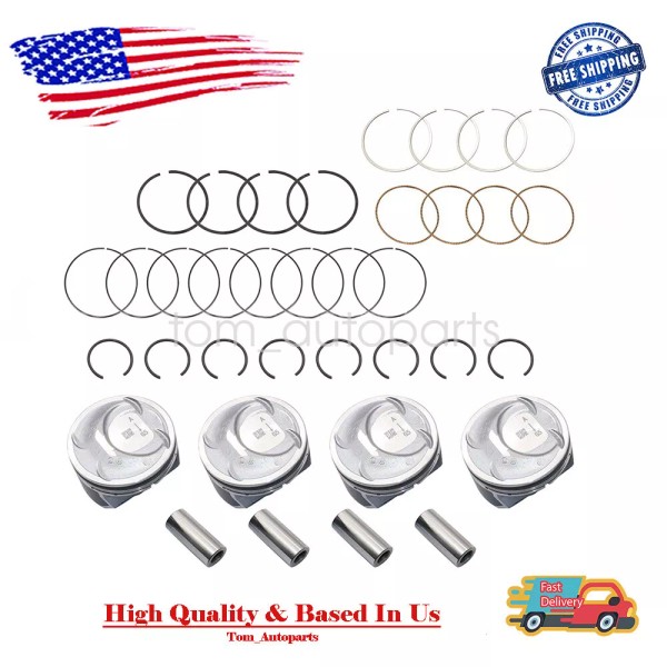 Unbranded For 2010-2019 Hyundai Sonata Kia Optima 2.4L Engine Piston
