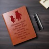 JOHSBYD Pooh Bear Leather Notebook Always Remember You’re Braver Than