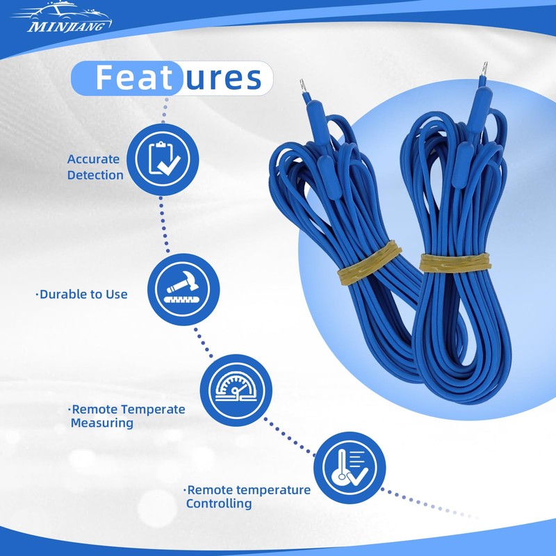 2Pcs NTC Temperature Sensor Probe for Digital Temperature Thermostat Controller