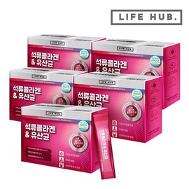 Life Hub Pomegranate Collagen & Probiotics 5-Set (2g x 150 packets) / 석류콜라겐 & 유산균 5세트 (2g x 150포)