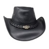 Bullhide King of The Road - Leather Cowboy Hat (Small)