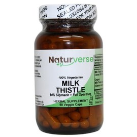 Naturverse Naturverse Milk Thistle Powder Capsules Standardized 90 VegCaps