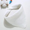 ICEMOOD Solid Color Dog Scarf - Adjustable Snap Button Cotton