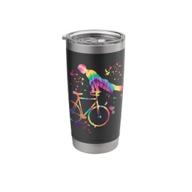 Artistic Cycling Colorsplash Trick Bicycling Stainless Steel Insulated Tumbler