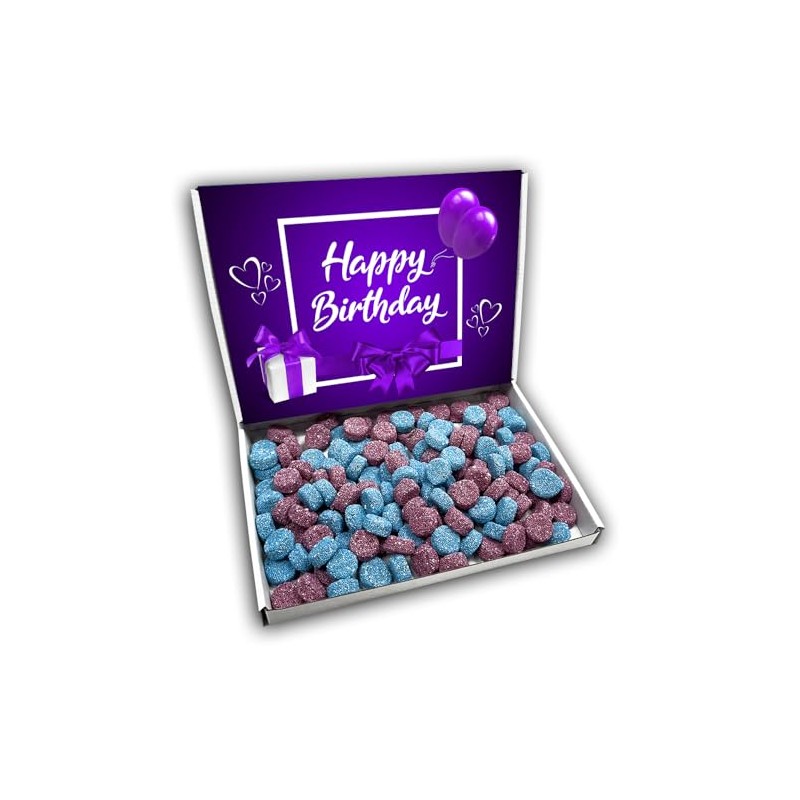 Jelly Spogs Gift Box Hamper Birthday Present (BIRTHDAY PURPLE)