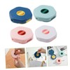 LABRIMP 4Pcs Portable Cable Organizer Box with Data Cable Winder