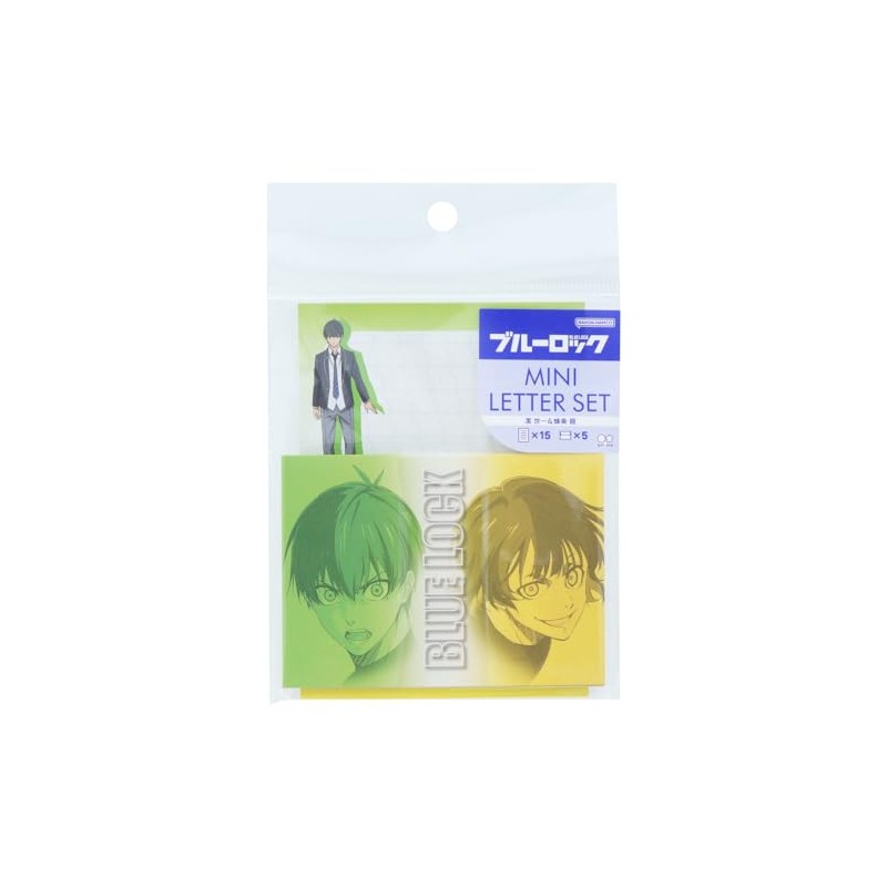 Sunstar Stationery Blue Rock Letter Set, Mini, Kiyoshi Ichi &