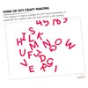 TEHAUX Alphabet Shaped Cutting Dies Carbon Steel DIY Stencils for