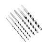 QWORK® 6-Piece Auger Drill Bit Set, Wood Drill, High-Carbon Steel,