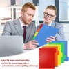 Koqye A4 5 Tab Plastic Dividers with 3 Holes, 3