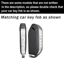 ontto 9-Button Soft TPU Key Cover Fit for Kia Telluride 2023 2024，Gold Edge Car Key Holder Fit for Sorento EV9 2024 Car Accessories,Smart Remote Key Fob Case with Rhinestone Keychain