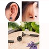 OIDEA Unisex Hoop Earrings Set, Men's Women's Stud Earrings Clip