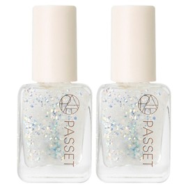 Facet Celeb Nail Color Polish, 45 Mermaid Holo, 7g, 2 pieces / 파셋 셀럽 네일컬러 폴리쉬, 45머메이드홀로, 7g, 2개