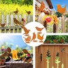BSTDAYEVER Rust Birds Pack of 5 Metal Bird Reusable Rust