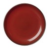 Luzerne (ruza-n), Crimson Diameter 26.5 cm Rustic Platter (Rustic) lz302