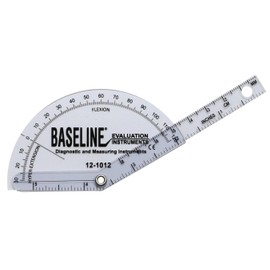 Baseline 12-1012 Plastic Goniometer, Finger, Flexion to Hyper-Extension